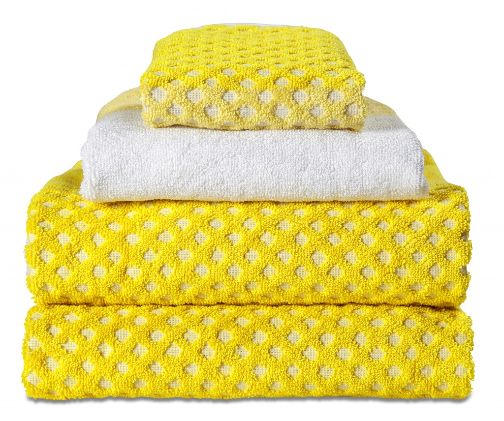 Towel, Guest Towel, Face Cloth Autumn Yellow